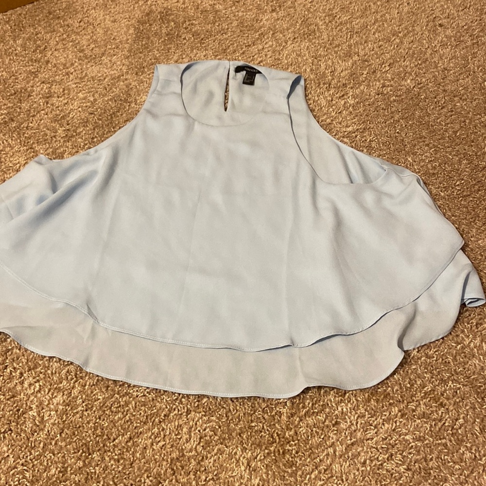 Baby blue top